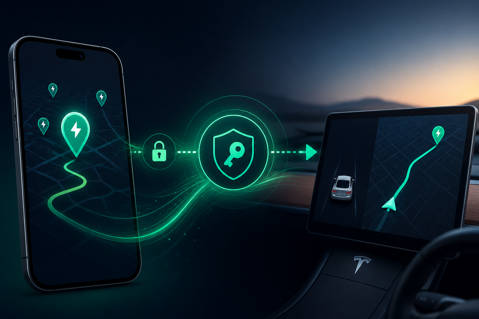 Виртуален ключ за Tesla